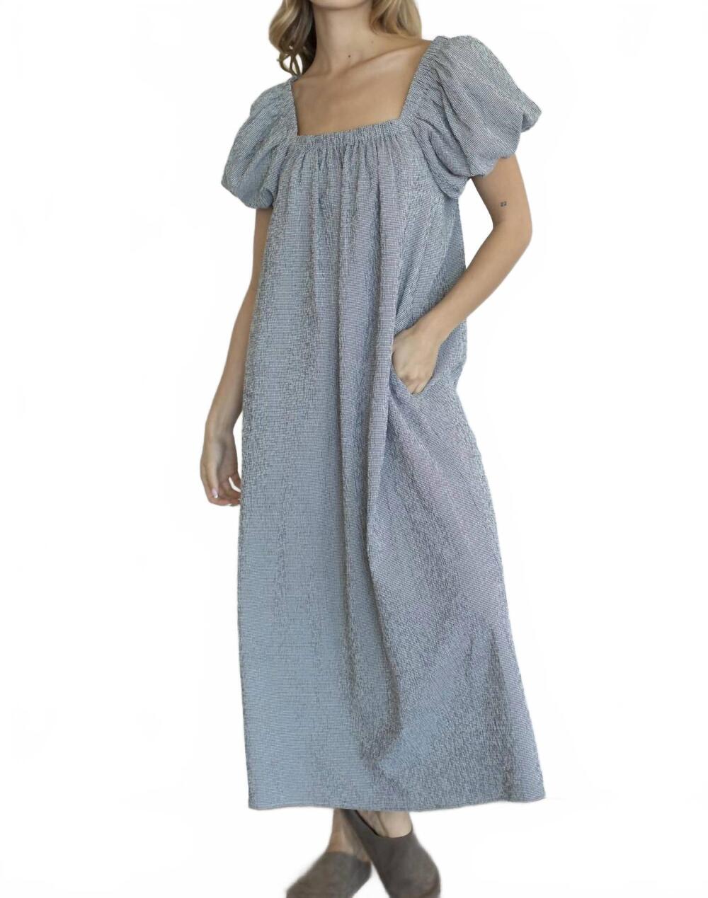 NEW THINGS BETWEEN ellie dress in black gingham